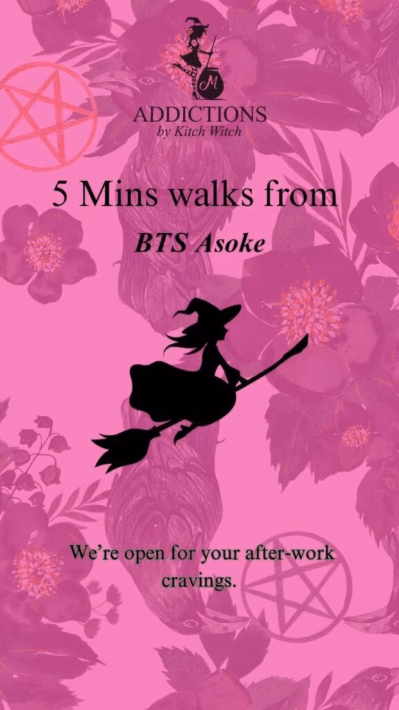 5 mins walks from BTS Asoke