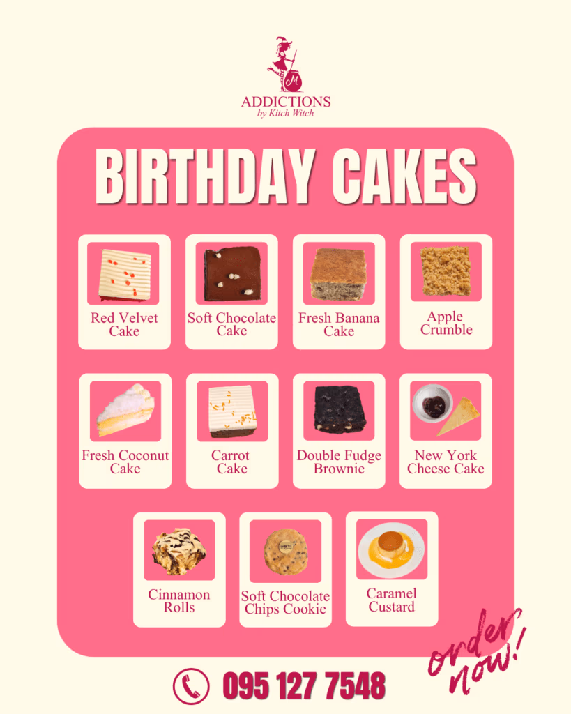 ADDICTIONS cakes order