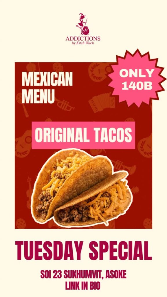 Grab Your Tacos 🌮Available At Addictions