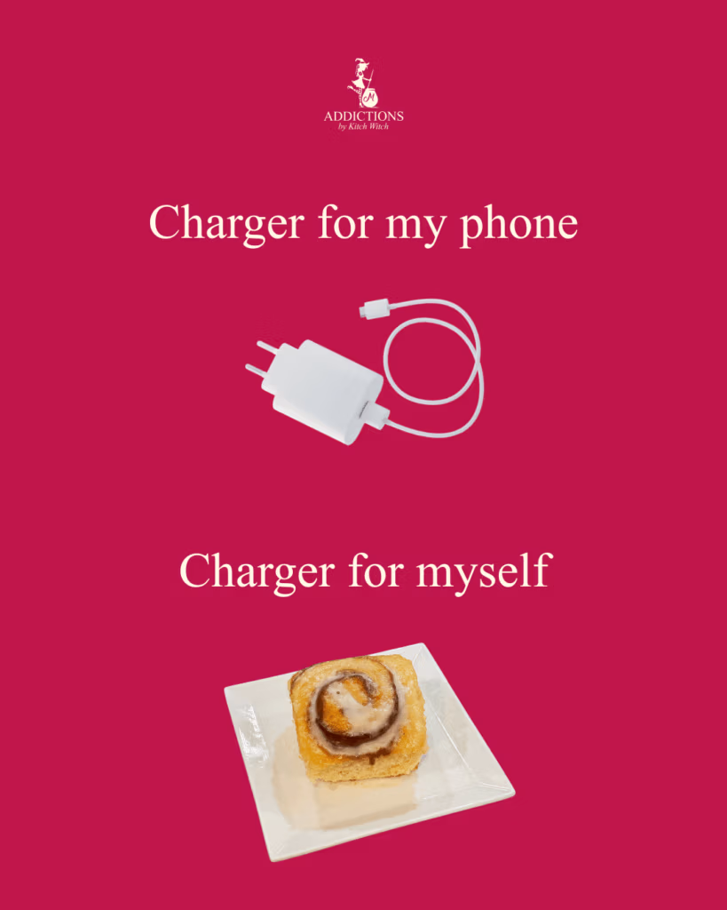 Charger for my phone and myself